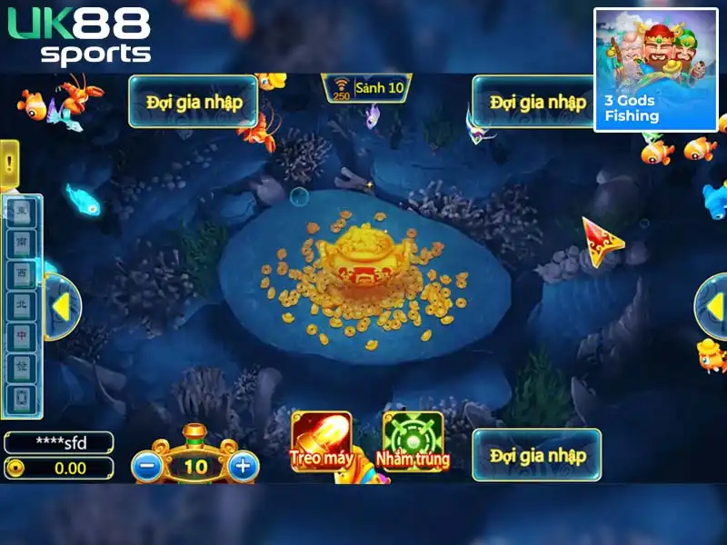 Thế giới các loại cá đa dạng tại 3 Gods Fishing Thế giới các loại cá đa dạng tại 3 Gods Fishing