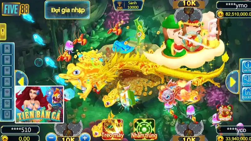 Nhiều vũ khí và sinh vật trong game đổi thưởng Tiên bắn cá Nhiều vũ khí và sinh vật trong game đổi thưởng Tiên bắn cá